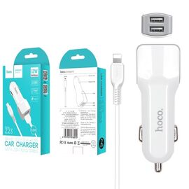  АЗУ HOCO Z23 grand style dual-port +lightning white 