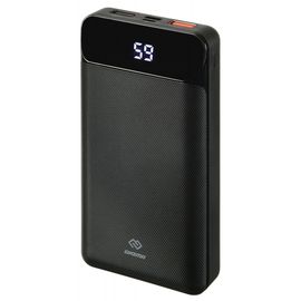  Внешний аккумулятор Digma DG-20000-PL-BK Li-Pol 20000mAh 3A+3A, 2xUSB (черный) 