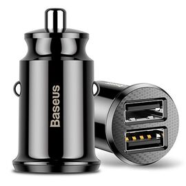  АЗУ Baseus (CCALL-ML01) Grain Car Charger Black 