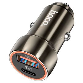  АЗУ HOCO Z46A Blue whale PD20W, QC3.0 (серый) 