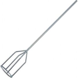  Миксер Denzel 848417 для гипсовых смесей, 80 х 530 мм, оцинкованный, шестигранный хвостовик 8 мм 