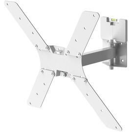  Кронштейн для телевизора Holder LCD-5520-B белый 32"-55" до45кг поворотно-выдвижной и наклонный 