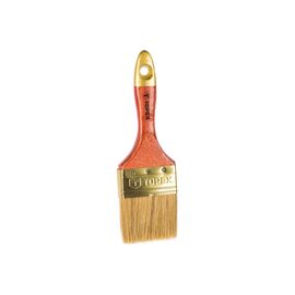  Кисть плоская Topex Профи 3 19b630 для масляных красок/лакированная деревянная ручка/натуральная щетина 