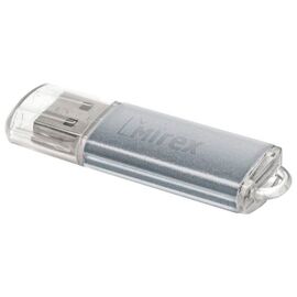  Flash Drive 8GB USB 2.0 Mirex Unit, Серебро (13600-FMUUSI08) 