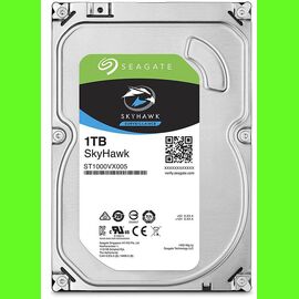  HDD 3.5" 1.0TB 7200rpm SATA3 64MB Seagate SkyHawk (ST1000VX005) 24/7, для систем видеонаблюдения и AV-серверов 