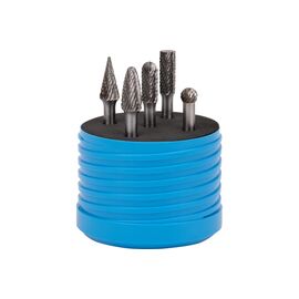  Набор борфрез твердосплавных NORGAU HM KPLM06X-45 DCM (077200510) режущие головки D8хD10мм, 10 предметов 