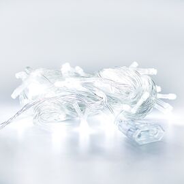  Гирлянда внутренняя нить 8 метров, 80 диодов, белый теплый 