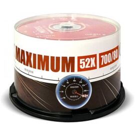  Диск CD-R Mirex 700 Mb, 52х, Maximum, Cake Box (50) 