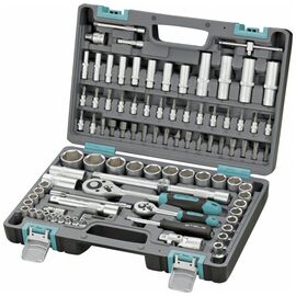  Набор инструмента STELS 14106 94 предм пластиковый кейс 1/2", 1/4", CrV 