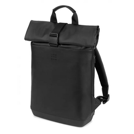 Рюкзак Moleskine Classic Rolltop ET86RBKBK 40x32x12см эко-кожа черный 