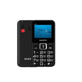  Мобильный телефон Maxvi B200 черный 