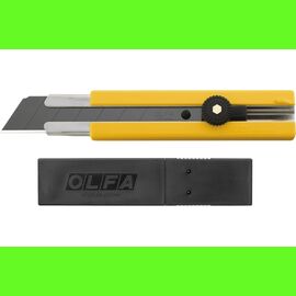  Нож Olfa OL-H-1BB/5BB с выдвижным лезвием 25мм/лезвия 5 шт 