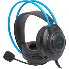  Наушники полноразмерные проводные, с микрофоном A4TECH Fstyler FH200U (серый/синий) 
