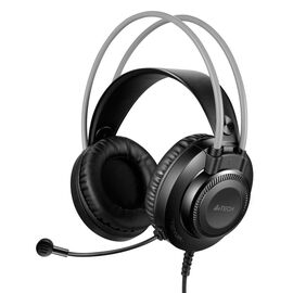  Наушники полноразмерные проводные, с микрофоном A4TECH Fstyler FH200U, 2м (серый) 
