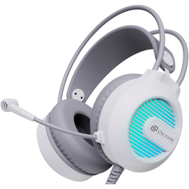  Наушники с микрофоном Оклик HS-L300G White 1796952 белый 2.2м мониторные USB оголовье 