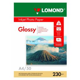  Фотобумага Lomond 0102022 A4/230г/м2/50л./белый глянцевое для струйной печати 