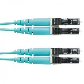  Патч-корд Panduit FX2ELLNLNSNM003 2x50/125 OM3 LC дуплекс-LC дуплекс 3м LSZH аквамарин 