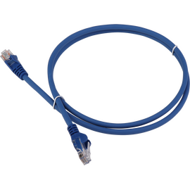  Патч-корд LANMASTER (LAN-PC45/U5E-10-BL) LSZH UTP кат.5e, 10 м, синий 