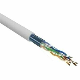  Витая пара REXANT 02-0025 F/UTP, CAT 5e, PVC, 4х2х0,52 мм, 24AWG, Indoor, Solid, серый, 305 м 