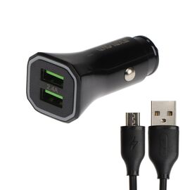  АЗУ EXPLOYD EX-Z-1448 micro USB 2.4A 2хUSB чёрный 