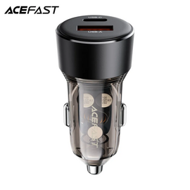  АЗУ ACEFAST B12 60W (USB-A+USB-C) dual-port  (черный) 
