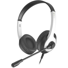  Наушники полноразмерные проводные, с микрофоном A4TECH Fstyler FH100U 2м накладные USB оголовье (черный) 