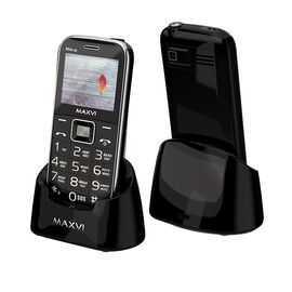  Мобильный телефон Maxvi B6ds up черный 
