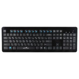  Клавиатура Oklick 870S черный USB беспроводная slim Multimedia 