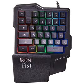  Клавиатура Oklick 701G IRON FIST черный 