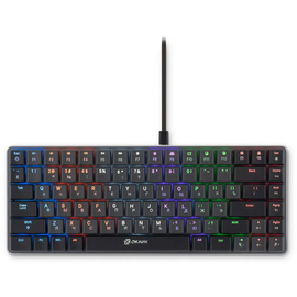  Клавиатура OKLICK K615X (1934413) механическая черный/серебристый USB Multimedia for gamer LED 