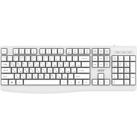  Клавиатура Acer OKW301 USB белый (ZL.KBDCC.01B) 