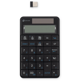  Клавиатура OKLICK K604W черный USB беспроводная slim 