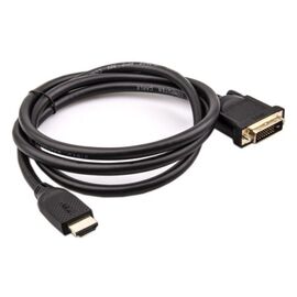  Кабель VCOM CG484G-1.5M HDMI AM/DVI(24+1)M, 1.5м, CU, 1080P 60Hz, VCOM (CG484G-1.5M) 