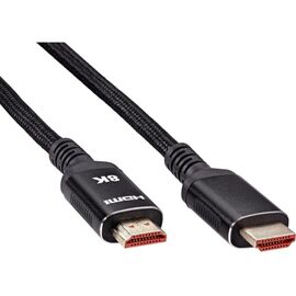  Кабель Vcom ACG859B-2.0 HDMI 19M/M, ver. 2.1 8KX60Hz Econom оплетка 2m iOpen 
