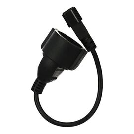  Кабель-переходник VCOM CE002-CU0.75-0.15M UPS-розетка (IE-320 C14 to Socket Type-F) 3Gx0,75mm VDE (04895182274068) 
