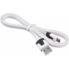  Дата-кабель Buro BHP MicroUSB 1M FLAT micro плоский 1м белый 