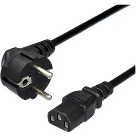  Кабель питания GoPower 00-00024054 евровилка CEE 7/7-C13 1.8м ПВХ 0.75мм черный 1/10/160 