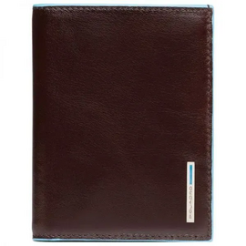  Кошелек мужской Piquadro Blue Square PU1393B2/MO кожа натуральная, красное дерево 