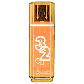  USB-флешка Smartbuy 32Gb Glossy series Orange SB32GBGS-Or 