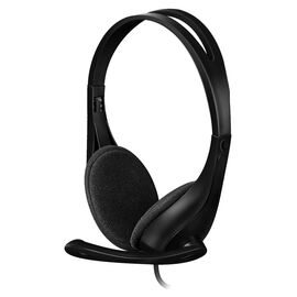  Наушники полноразмерные проводные, с микрофоном A4TECH HU-9 1.8м накладные USB оголовье (черный) 