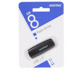  USB-флешка SMARTBUY Scout Black (SB008GB2SCK) UFD 2.0 008GB черный 