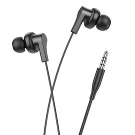  Наушники HOCO M114 Jia universal earphones with microphone (черный) 