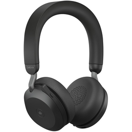  Гарнитура Jabra Evolve2 75, Link380a MS Stereo Black, для компьютера/мобильных устройств, накладные, Bluetooth/радио, черный 