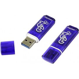  Флешка SmartBuy 32Gb Glossy series Blue 