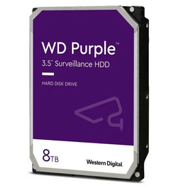  HDD WD Purple WD85PURU 8TB (SATA 3.0-600) для видеонаблюдения 