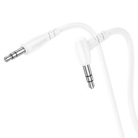  Кабель AUX (папа-папа) Borofone BL10 100см  (white) (207901) 