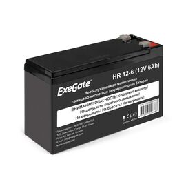  Аккумуляторная батарея ExeGate HR 6-12 (6V 12Ah, клеммы F1) 282955 
