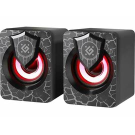  Акустическая система 2.0 DEFENDER Onyx 6Вт, подсветка, питание от USB 65038 