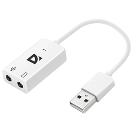  Звуковая карта внешняя Defender Audio USB 63002, 2.0, USB, Retail 