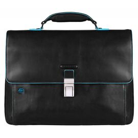  Портфель Piquadro Blue Square CA3111B2/N черный натур.кожа/нейлон 